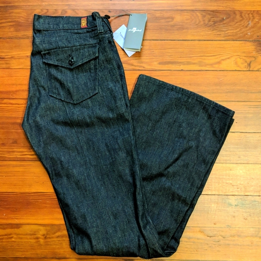 7 for all mankind denim trousers